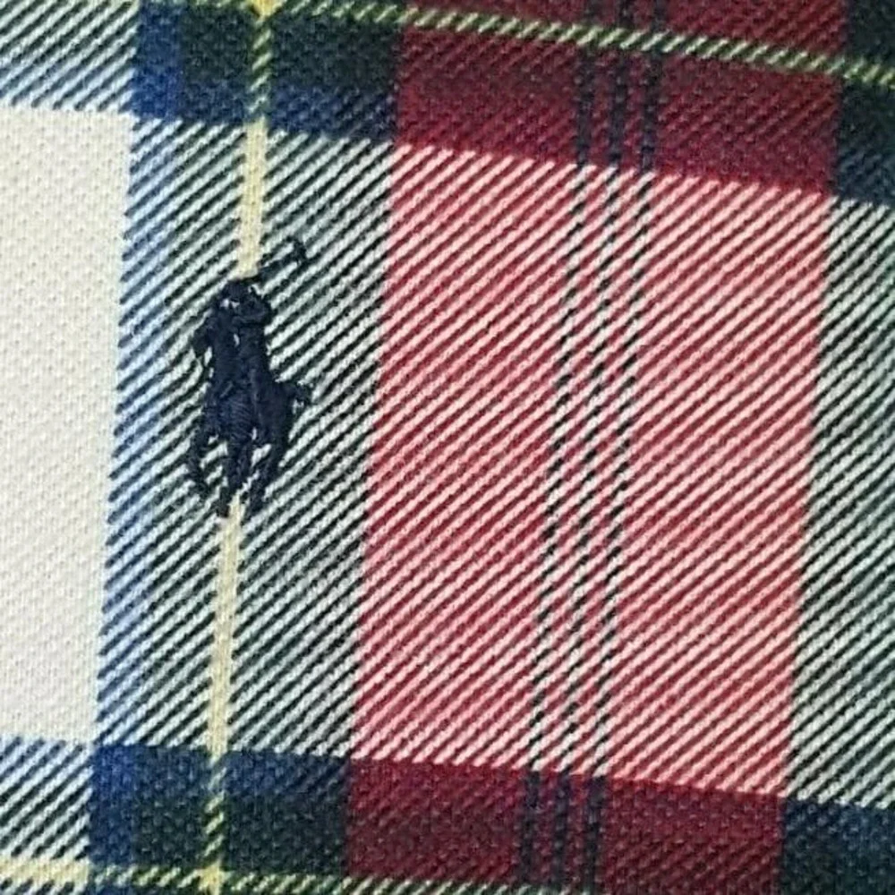 Polo By Ralph Lauren Polo Shirt Men's Large Long Sleeve Plaid Vintage